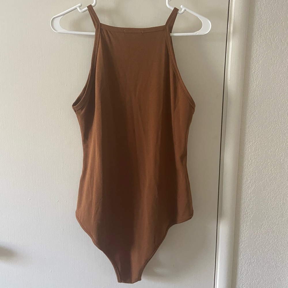 Brown bodysuit